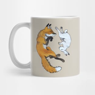 Fox and Rabbit Mug